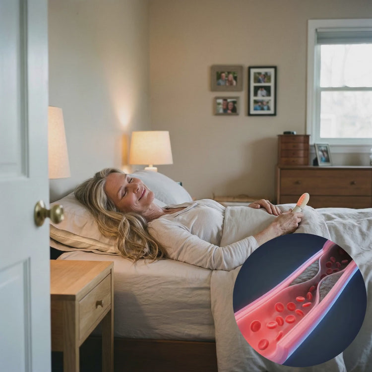 Woman resting in bed, Days 7-30